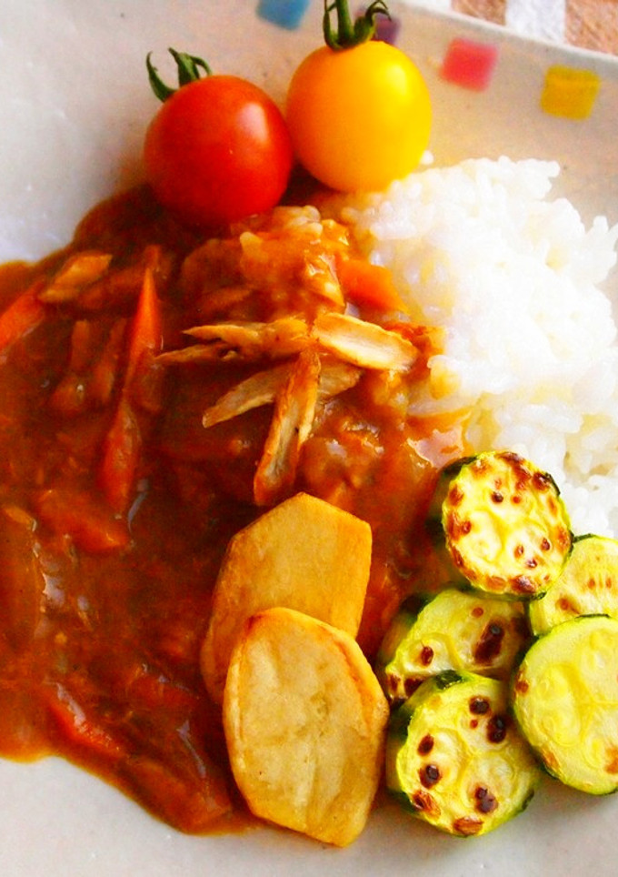ツナと夏野菜たっぷりの和風カレー-レシピのメイン写真
