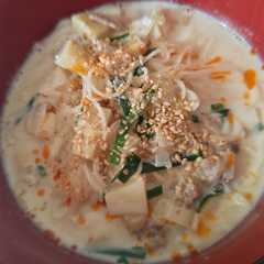 รูปของ 豆乳＆牛乳でコク！坦々そうめん