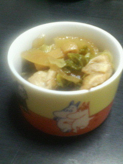 山東菜とお揚げの煮びたし(菜焼き)-レシピのメイン写真