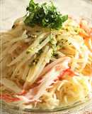 もやしナムルの冷やし塩らーめん