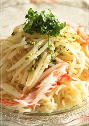 もやしナムルの冷やし塩らーめん-レシピのメイン写真