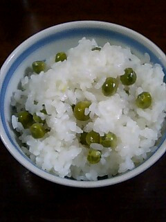 春一番♪ グリンピースご飯☆-レシピのメイン写真