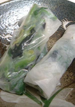 大葉にんにく醤油でほうれんそう磯辺和え-レシピのメイン写真