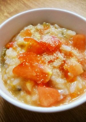 離乳食後期＊野菜たっぷり！トマトリゾット-レシピのメイン写真