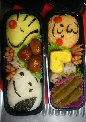 旦那様のキャラ弁3♪-レシピのメイン写真