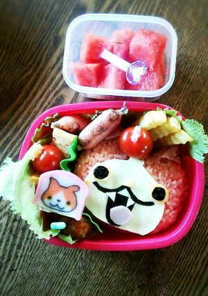 妖怪ウォッチ　ジバニャン弁当-レシピのメイン写真