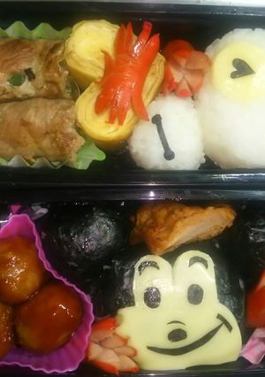 子供&旦那様のキャラ弁2-レシピのメイン写真