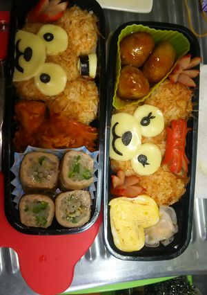 子供&旦那様のキャラ弁5-レシピのメイン写真