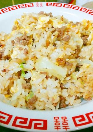 ひき肉キャベツ玉子☆炒飯-レシピのメイン写真