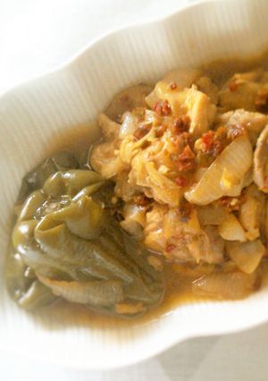 丸ごとピーマンと鶏肉の煮込み-レシピのメイン写真