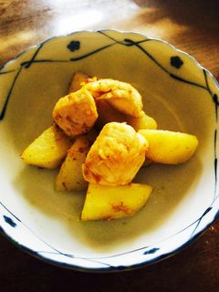 じゃがいもとささみのカレー炒め-レシピのメイン写真