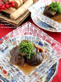 冷たい茄子の梅煮-レシピのメイン写真