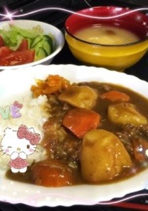 炒めず作るヘルシーカレ〜(o˘◡˘o)♡-レシピのメイン写真