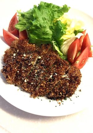 ノンオイル&エッグ☆揚げないとんかつ-レシピのメイン写真