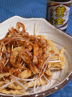 長葱キツネの黄金の味-レシピのメイン写真