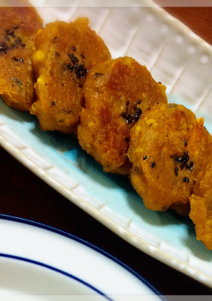 かぼちゃのお焼き〜のこりもので〜-レシピのメイン写真