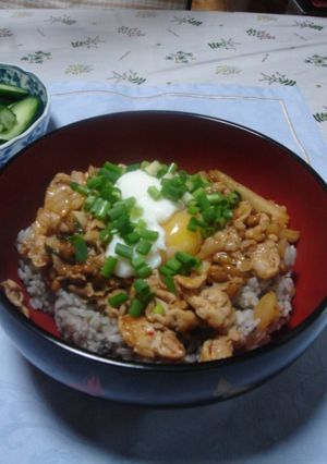 大葉にんにく醤油を使って、キムチ・納豆丼-レシピのメイン写真
