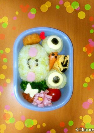 キャラ弁　簡単　梅雨　カエル＆かたつむり-レシピのメイン写真