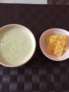 ミキサー1分☆大根の皮と葉の冷たいスープ-レシピのメイン写真