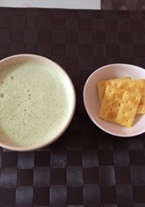 ミキサー１分☆大根の皮と葉の冷たいスープ-レシピのメイン写真