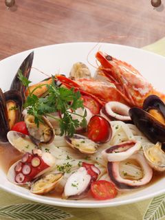 魚介たっぷりのぶっかけうどん-レシピのメイン写真