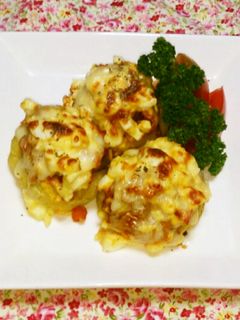 シーチキンdeポテトのカレーチーズ焼き-レシピのメイン写真