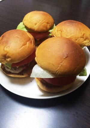 ハンバーガー-レシピのメイン写真