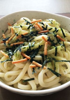 簡単！冷たい お茶漬けうどん-レシピのメイン写真