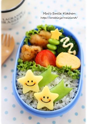 七夕に♪ポテトで簡単！流れ星＊キャラ弁-レシピのメイン写真
