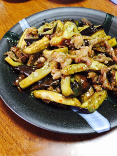 ナスと牛肉のチリソース炒め-レシピのメイン写真