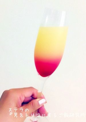 初めての味♡赤紫蘇ジュースのカクテル-レシピのメイン写真