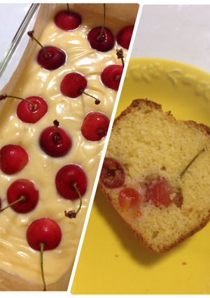 あったかいさくらんぼ☆パウンドケーキ-レシピのメイン写真