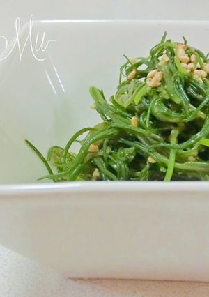 おかひじき の からし ごま和え-レシピのメイン写真