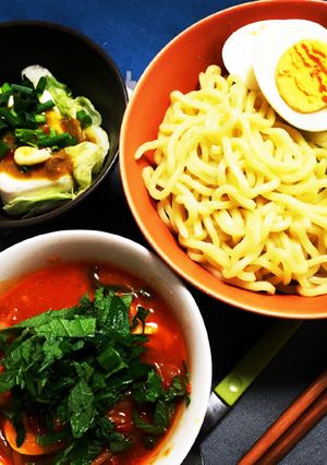 さっぱり！夏にぴったりトマトつけ麺-レシピのメイン写真