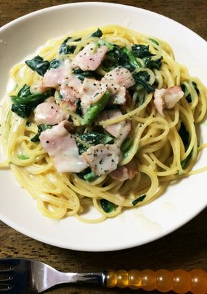 牛乳で簡単！ゆずコショウクリームパスタ-レシピのメイン写真