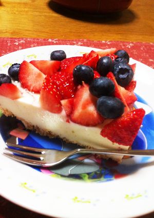 混ぜるだけのレアチーズケーキ♪-レシピのメイン写真