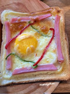 卵ピザトースト-レシピのメイン写真