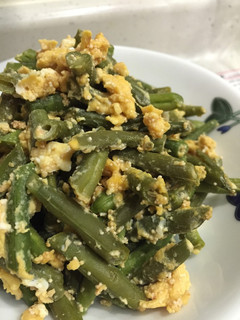 卵と明太子でいんげんの炒め物-レシピのメイン写真