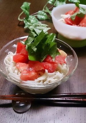 麺つゆに飽きたら！豆乳ごまでそう麺♪-レシピのメイン写真