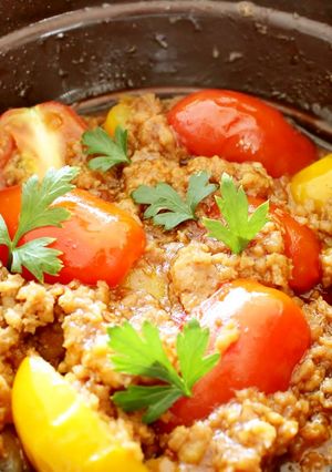 レンジで簡単！麻婆トマト-レシピのメイン写真