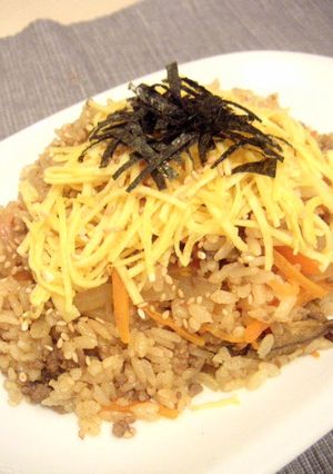 韓国風の炊き込みご飯！-レシピのメイン写真