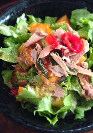 イナバのタイカレー缶詰で冷製パスタ-レシピのメイン写真