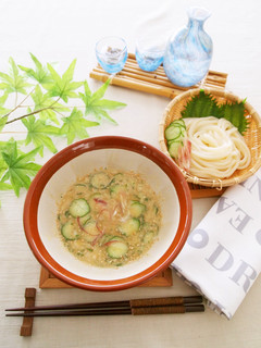 冷や汁うどん(すったて)-レシピのメイン写真