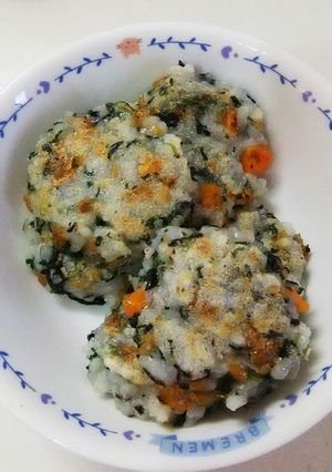 離乳食後期☆栄養満点！焼おにぎり-レシピのメイン写真