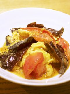 黒きくらげとトマトと卵の中華炒め-レシピのメイン写真