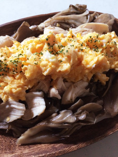 簡単おかず!ささみ・舞茸・ふわふわ卵のせ-レシピのメイン写真