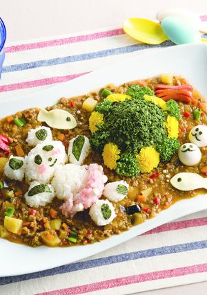 SummerAnimalCurrySea-レシピのメイン写真