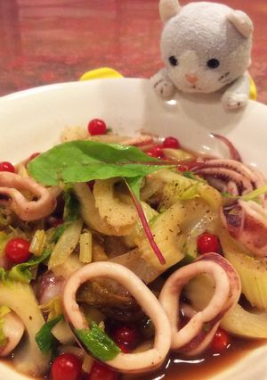 ♧レンジで3分＊イカとセロリのバター醤油-レシピのメイン写真