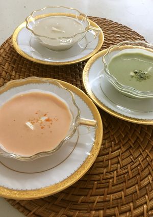 暑い日に！野菜パウダーで簡単冷製スープ★-レシピのメイン写真