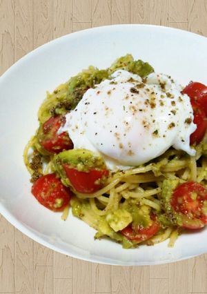 ☆簡単☆トマトとアボカドの冷静パスタ-レシピのメイン写真